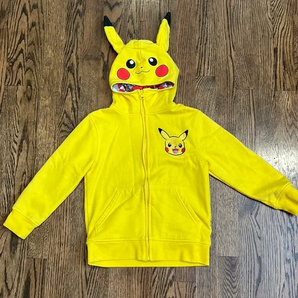 Pokemon Shirts Tops Pokmon Pikachu Little Girls Zip Up
